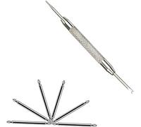 Silver Watch Steel Watch Pin, Repair Tools and Kits, Replacements with Watch Strap Removal Tool, Great for Watch Band Replacement, Watch Repair, Jewelry Making, Other Gemstones (8-25 Mm), 1
