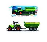 Silver Wheel - Trattore con rimorchio raccogli frumento