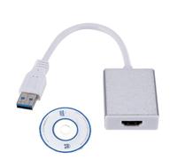 (Silver45651) Adattatore da USB a HDMI, convertitore multi monitor da USB 3.0/2.0 a HDMI 1080p Full