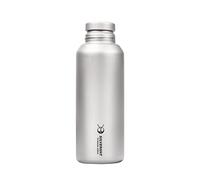 SILVERANT Bottiglia d'acqua in titanio da 1,2 litri/1200 ml/42,2 fl oz a prova di perdite per il campeggio all'aperto, l'escursionismo e lo sport, con manicotto termico isolante e tappo a clip