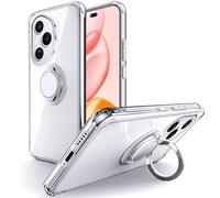 Silverback Custodia per Honor 400 Pro, con supporto ad anello a 360 gradi, in TPU, antiurto, antiurto, morbida, sottile, per Honor 400 Pro, trasparente