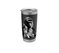 Silverback Gorilla Silver Primate Ape Bicchiere termico in acciaio inox doppia parete