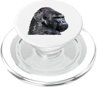 Silverback Gorilla Silver Primate Ape PopSockets PopGrip per MagSafe