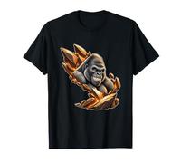 Silverback Gorilla tra Le Rocce rotte Maglietta