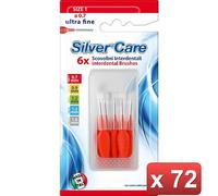 SILVERCARE 12 CONFEZIONI - SCOVOLINO INTERDENTALE ULTRAFINE PZ.6 0000000137155