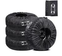 SilverChry Borsa Pneumatici Auto, Copriruota Scorta, Copriruota Auto Copertura, Copriruota Roulotte, Copertura Ruota Scorta Auto, Impermeabile Copri Pneumatici, Pneumatici Copertura Antipolvere