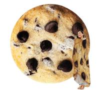 SilverChry Coperta Pizza, Coperta a Forma di Biscotti, Coperta Divano Divertente,Coperte Giganti Calda, Adatto a Tutte le Stagioni, un Regalo Divertente per Amici, Bambini 160cm/63in (Biscotti)