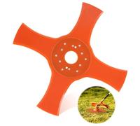 SilverChry Lama per decespugliatore, Lama a 4 Denti, Lama decespugliatore per rovi, Apertura da 25 mm, Resistente e Durevole, Compatibile con la Maggior Parte dei Tosaerba (4 Denti 9 Pollici)