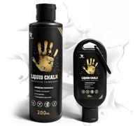 SilverChry Magnesia Liquido, Adatto per Sport Come Arrampicata, Sollevamento Pesi e Pole Dance, Offre Un Forte Attrito, Liquid Chalk, Asciugatura Rapida e Lavabile, 200 ml + 50 ml