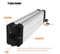 SilverFish 24V 36V 48V 10Ah 13ah 15ah Batteria ebike al per bicicletta elettrica