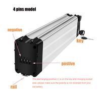 SilverFish 24V 36V 48V 10Ah 13ah 15ah Batteria ebike al per bicicletta elettrica
