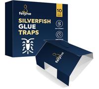 Silverfish - Trappole per colla per pesci d'argento, efficaci per rimuovere e respingere i pesci d'argento, non tossiche, per la casa, facili da usare, protezione di lunga durata Felyne