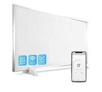 Silvergear® Riscaldamento a infrarossi Smart da 450 W, riscaldamento a infrarossi a risparmio energetico con termostato, piastra riscaldante a infrarossi con protezione da surriscaldamento, pannelli a