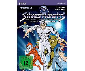 Silverhawks - Die Retter des Universums, Vol. 2 / Weitere 33 Folgen der Kult-Serie (Pidax Animation) [4 DVDs]