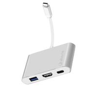 SilverHT Logan 4K+ Adattatore da USB tipo C a USB 3.0/USB-C/HDMI 4K