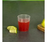 Silverkitchen 50 bicchieri da liquore da 2 cl, infrangibili, riutilizzabili, trasparenti, in plastica, made in Germany