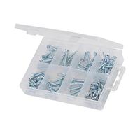 Silverline 105510 Confezione 160 Pezzi di Viti Autofilettante, Argento