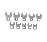 Silverline 111508, Set di teste per chiave a zampa di gallo 10 p.zi 10-19 mm