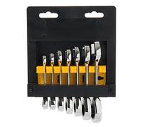 Silverline 199916 Set di 7 chiavi a cricchetto compatte 8-19 mm