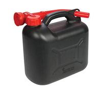 Silverline 199991 Tanica in Plastica per Carburante, 5 L, Nero