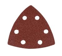 Silverline, 218923, Velcro Delta pad di levigatura, 90 mm, 10-pk. 80-grana