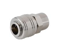Silverline 238184 Raccordo Europeo BSP, filettatura femminile con attacco rapido di 1/4