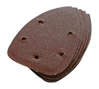 Silverline, 245094, Fogli abrasivi Klett-delta, 140 mm, 10-pk. 60-grana