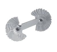 Silverline 245110, Calibro combinato, per filettatura Whitworth e metrica 0,25 - 6 mm / 4 - 62 BSW