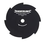 Silverline 282623, Lama dentata per decespugliatore, 8 denti