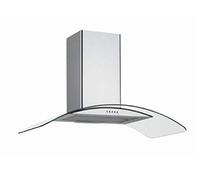 Silverline 31596 Cappa da Cucina Vetro Verniciato A Parete
