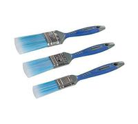 Silverline 344268 - Pennello per pittura sintetica, 3 pezzi