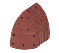 Silverline 380895 Fogli Abrasivi a Strappo 102 x 62 mm, 93 mm, 10 Pezzi