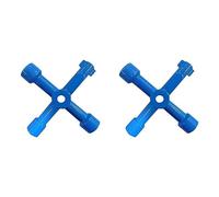 SILVERLINE 4-Way Utilities Key (Confezione da 2)