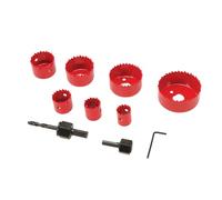 Silverline 633479 - Set seghe a tazza, 11 pz