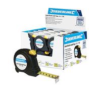 Silverline 633848 - Confezione display completa di 30 metri a nastro con blocco automatico della linguetta