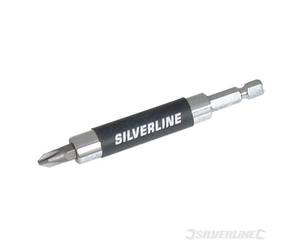 Silverline 704401 Supporto magnetico bit con supporto a vite 1/4 pollici, esagonale