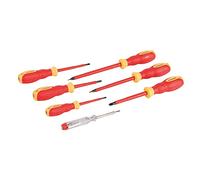 Silverline 928227 Set Cacciaviti VDE per Elettricista con Impugnatura Morbida