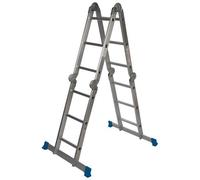 Scala multiuso con piattaforma 12 gradini 3,6 metri