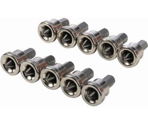 Silverline Accessori per l'avvitamento Bit per cartongessoits, confezione da 10 PH 2
