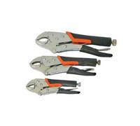 Silverline Autobloccante Impugnatura Morbida Pinza Set 3pce DIY Strumento