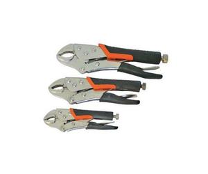 Silverline Autobloccante Impugnatura Morbida Pinza Set 3pce DIY Strumento