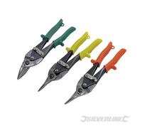 Silverline Cesoie Lamiera Set 3-tlg. Dritto, Sinistra E Rechtsseitige Tagli
