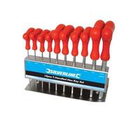 Silverline Chiave Esagonale Manico a T Set 10pce 2-10mm Meccanico Ingegneria