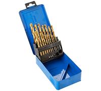 Silverline - Set di punte di trapanatura HSS rivestite in titanio 19 p.zi