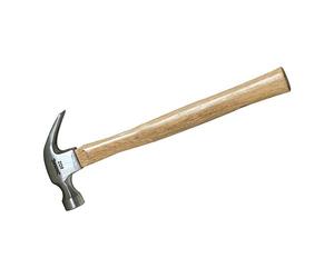 Silverline HA03B Martello con Tira Chiodi Manico in Legno Duro, 220 G