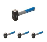 Silverline HA37 Mazzetta con manico in vetroresina 0.906 kg (Confezione da 4)