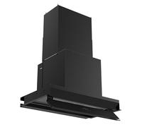 Silverline INSIDE 4 3129.6. 733.16 - Cappa Cucina Aspirante da 60 cm NERA, Classe Energetica A