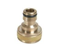 Silverline Presa Rubinetto Ottone 1.9cm - 1.3cm Giardinaggio Irrigazione Fai