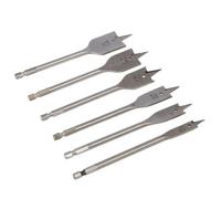 Silverline, Punte piatte da trapano, per legno, 6 pz. 10-32 mm - 282566 - NUOVO