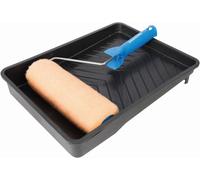 Silverline 733233, Set di rullo e recipiente per pittura, 230 mm